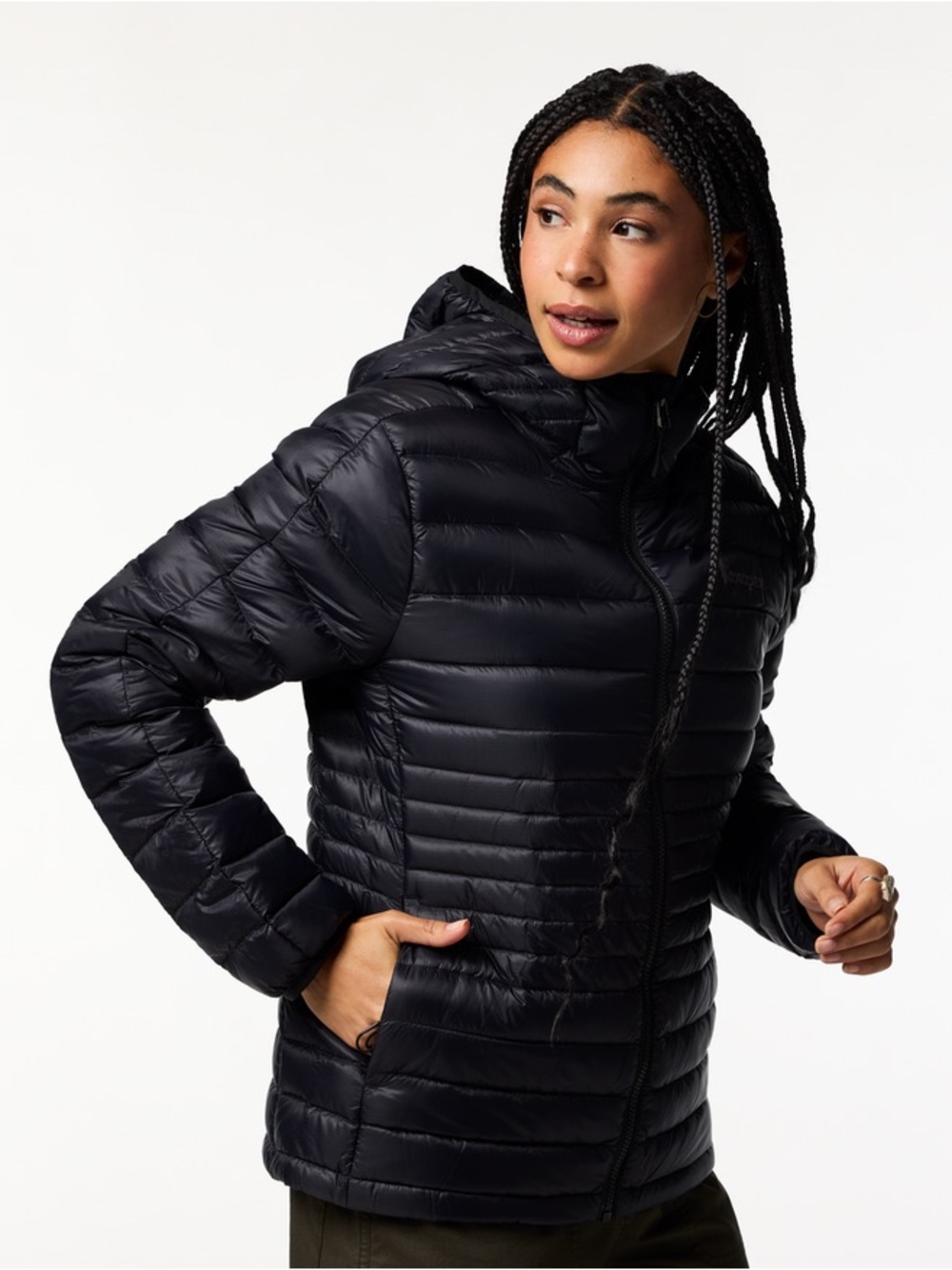New Cotopaxi Women’s Plus 2X Black Hooded Fuego Down Jacket